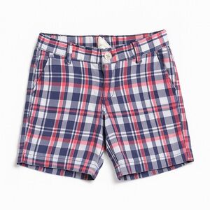 Vineyard Vines Kids Plaid Shorts - Blue and Pink